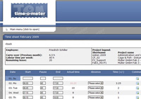 Online-Arbeitszeiterfassung und Projektabrechnung